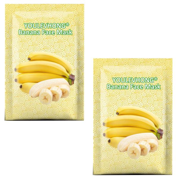 Buy cheap YOULEVHONG Banana Scented Moisturizing face mask GMP Certified for Brightening All Skin Types from wholesalers