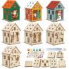 Buy cheap christmas houses decorations Christmas House Craft for Kids Wooden Christmas Cabin Craft Kits from wholesalers