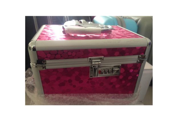 Buy cheap 3 Pcs Set Square Makeup Storage Bag Case Aluminum Framed With Lock from wholesalers