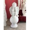 Buy cheap Outdoor garden marble stone statues park marble couple sculptures ,China stone carving Sculpture supplier from wholesalers