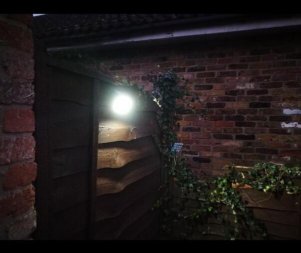 Solar Motion Sensor Light Outdoor, 19 LED Wall Light Solar Powered Garden Light, Waterproof Wireless Security Lights