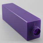 Purple 235mm 25.36oz 700ml HDPE Shampoo Pump Bottles