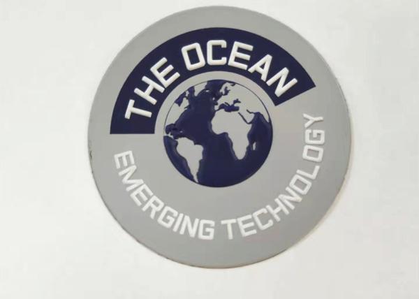 Buy cheap Round Custom Rubber Patch TPU Embossed 3D Iron On Hot Melt Heat Transfer Sticker from wholesalers