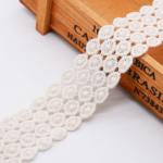 KJ20059 Vintage Polyester 40mm Embroidery Lace Trim