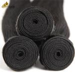 No Shedding Virgin Human Hair Straight Hair Weft Machine Double Weft