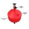 Buy cheap Plastic Upright Adjustable 8 Gallon Waste Oil Drainer from wholesalers