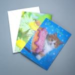 Factory Hot Sale Custom Kpop 3D Lenticular Printing Postcard/ Business Card