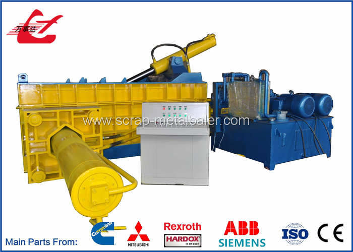 250 Ton Side Push Out Hydraulic Metal Baler Scrap Steel Baling Press Machine CE Certificated