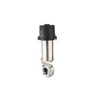 Buy cheap SS304 SS316L Butterfly Valve With Pneumatic Actuator For Food Milk Wine product