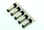 Crimping Barrel Type 10A 12V 5.5 * 2.5 Mm Wire 18 AWG - 26 AWG Male DC Power