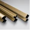 Buy cheap Customized Vibration Decorative Stainless Steel Tile Trim 8mm 2.7m length from wholesalers