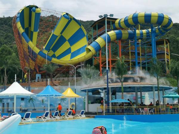 Buy cheap Chasm Big Water Slide Customizable 4-Person For Family Exciting from wholesalers