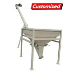 Carbon Steel Inclined Screw Feeder Professional For Grain Powder Conveying