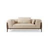 Buy cheap Popular Walnut Modern Sofa Set High Density Foam Home Decoration from wholesalers