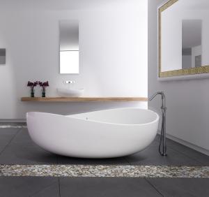 Wholesale Commercial  Freestanding Soaking Bathtub  Non Porous Seamless Joint from china suppliers