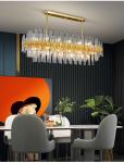 Led Glass Chandelier For Dining Room Kitchen Modern Home Decor led crystal