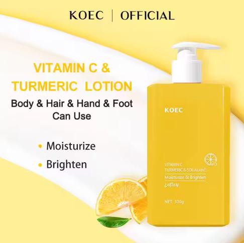 Buy cheap Wholesale Tumeric Vitamin C Lotion Face Cream Body Lotion Moisturizer Anti Aging Skin Care Firming Brightening Cream from wholesalers
