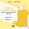 Buy cheap Wholesale Tumeric Vitamin C Lotion Face Cream Body Lotion Moisturizer Anti Aging Skin Care Firming Brightening Cream from wholesalers