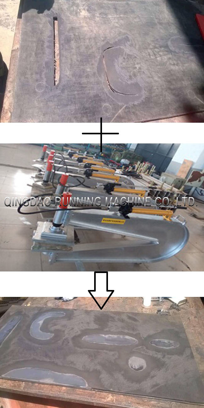Movable Lightweight Conveyor Belt Cracking Repairing Machine 350 * 350 0