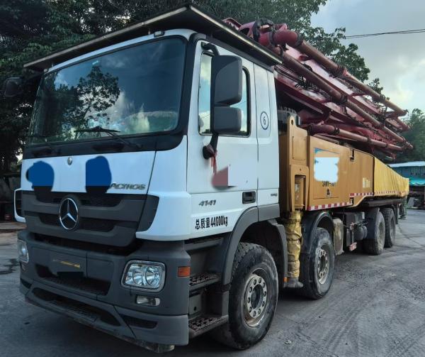 Buy cheap Sany high performance used 62m concrete pump truck suitable for large building construction from wholesalers