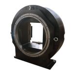 Lingman 520mm Heavy Duty Large Through Hole Laser Rotary Chuck For Cutting Large