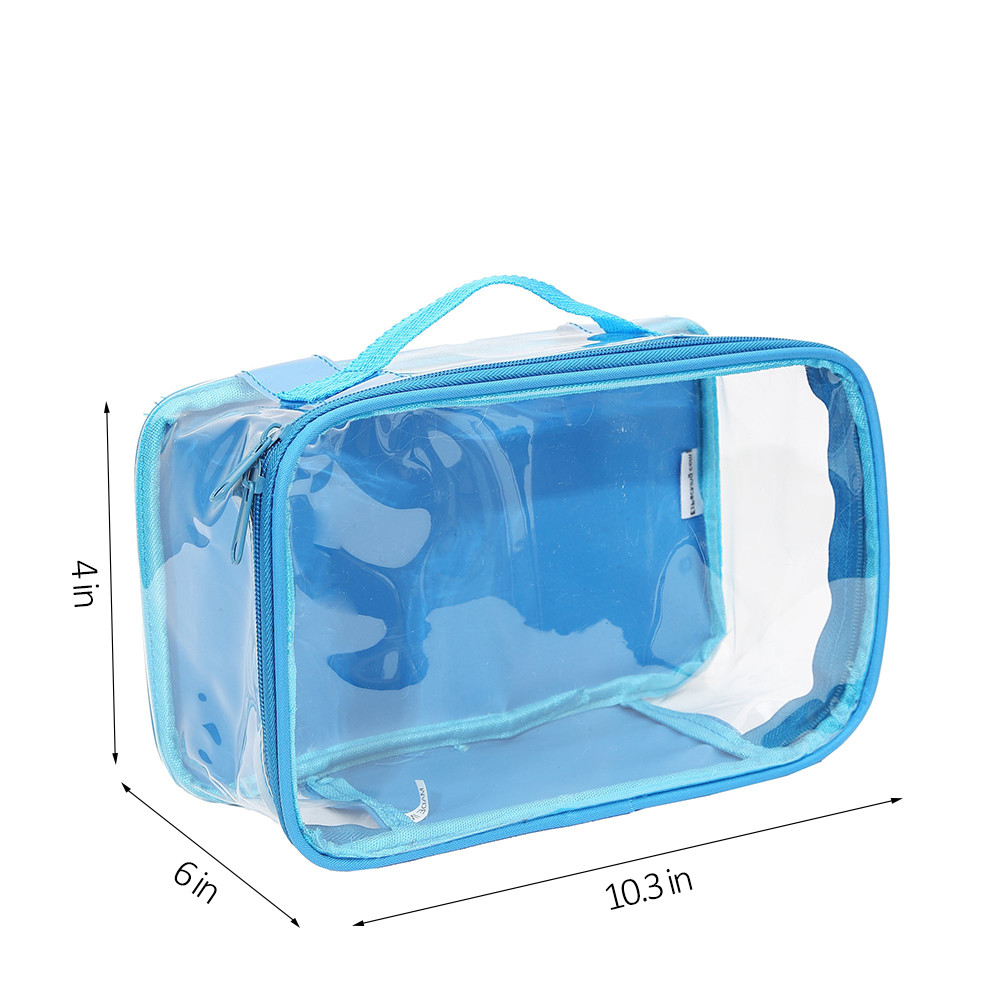 Waterproof Plastic Bag PVC Cosmetic Bag Brushes Organizer