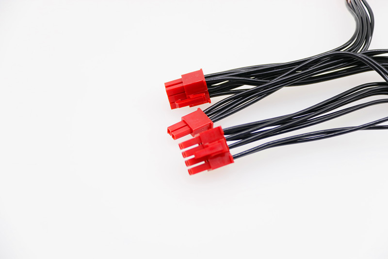 QingSea Power Supply Modular Cable Kit 24 Pin 8Pin 6Pin Length 610mm Black