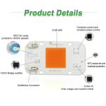 Buy cheap 110v 50w AC LED Module COB Chip No Welding Lamp Bead Full Spectrum 380nm-840nm from wholesalers