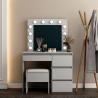 Buy cheap Furniture Makeup Vanity With Mirror , White Dressing Cosmetic Table from wholesalers