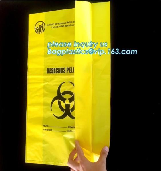 Buy cheap Hospital Biohazard Bag Medical Waste Garbage Bags Infections Linens Waste Bags, Biodegradable Plastic Hospital biohazard from wholesalers