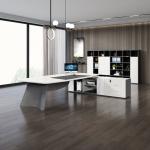 Mall Light Luxury Baking Lacquer Boss President Table Office Furniture Office