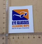 Disposable single packed customized wet wipes for glasses