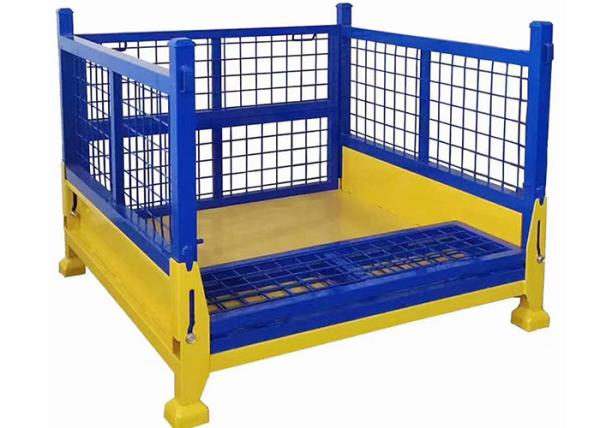 Buy cheap Gas Storage Steel Stillage Pallet Cage Powder Coated Finish for Warehouse from wholesalers