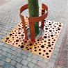 Buy cheap Laser Cut Corten Steel Landscape Square Tree Grille Garden Decorative from wholesalers