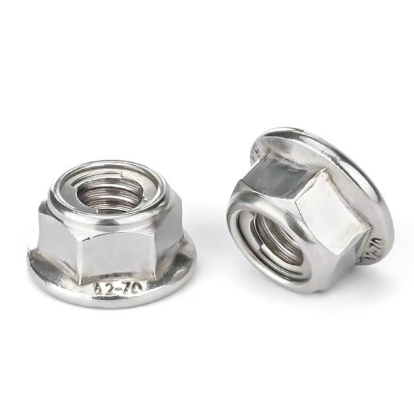 Buy cheap Steel Sheet Hex Flange Lock Nut With Metal Insert Grade 8 GB /T 6187 from wholesalers