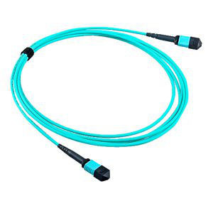 OM3 50 / 125 MPO Patch Cord , Multimode MPO Trunk Cable For FTTX Network