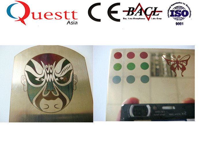 Portable Optical Desktop Laser Marking Machine With 20W Lens Scanner , CE Certificate