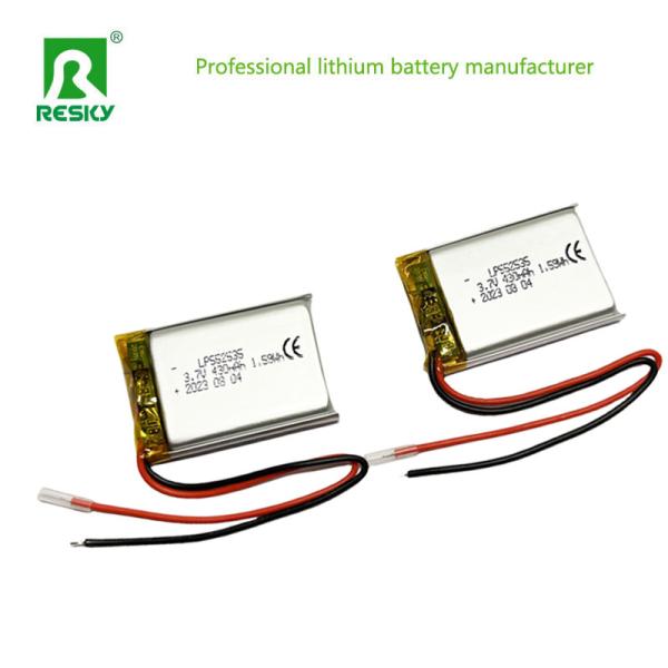 605080 Lithium Polymer Battery Pack 3.7V 7.4V 3000mAh Rechargeable Lipo Battery