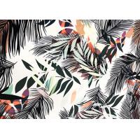 Buy cheap 94% Polyester Bed Sheet Material Fashionable Microfiber Tropical Feather 260GSM product