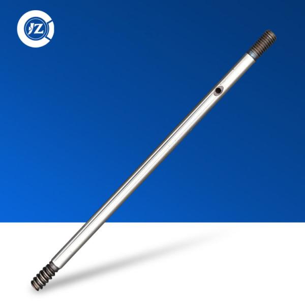 Buy cheap #45 steel 12mm knurled keyway threaded electric fan motor shaft for home application from wholesalers