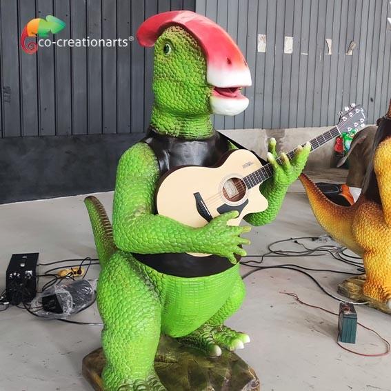 Buy cheap Outdoor Life Size Animatronic Dinosaurs Band 1.8 Meters Height For Dinosaur Park from wholesalers