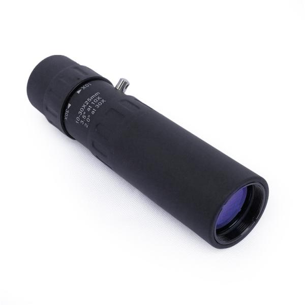 Buy cheap Mini 10-30X25 Black Monocular Telescope Tripod For Camping / Fishing / Hiking from wholesalers