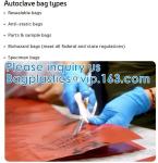 Polypropylene Biohazard Disposal Bags, Warning Label, Sterilization Printed,