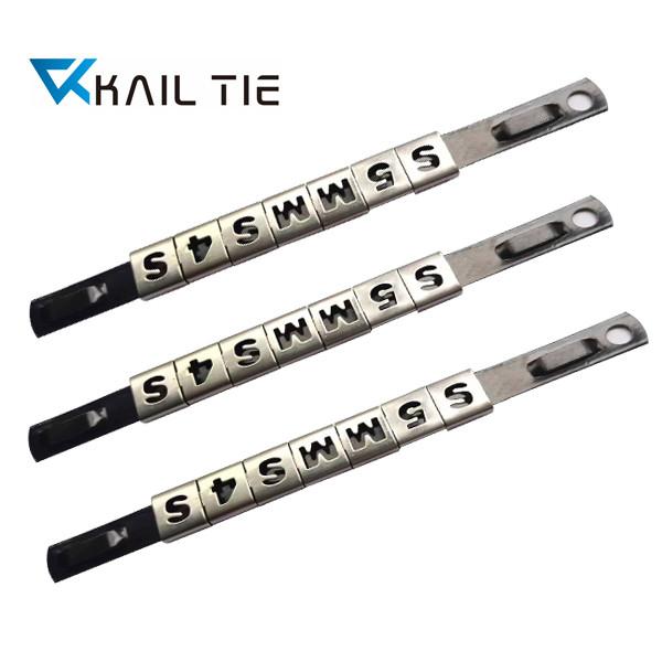Buy cheap Industrial 304 Stainless Steel Cable Tag 89mm Length Engraved Cable Tie from wholesalers