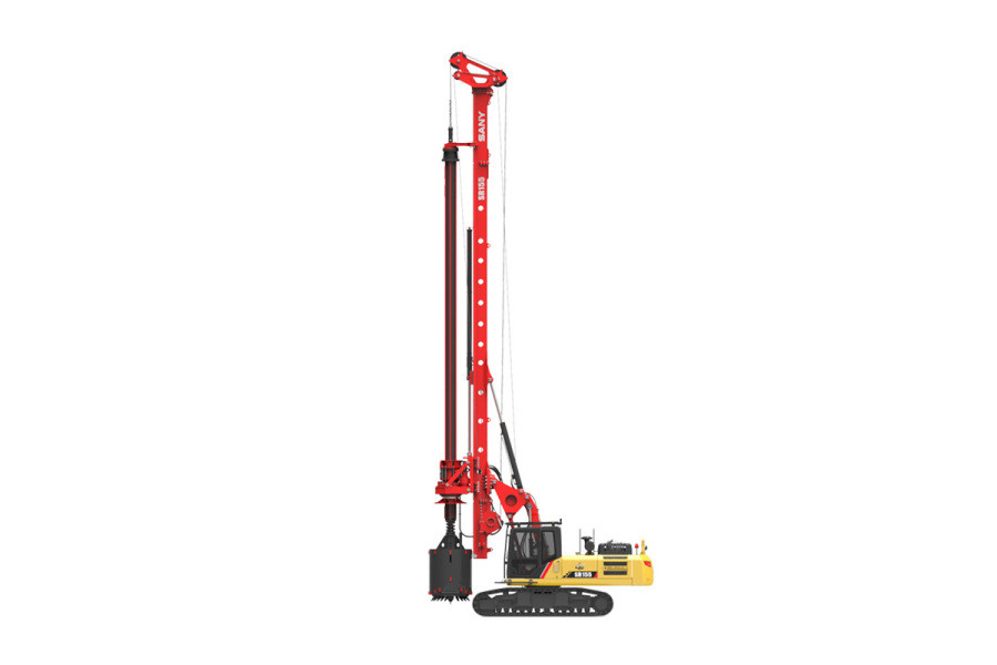 SR155 C10 Construction Piling Machine 44m Hydraulic Rotary Drilling