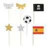 Buy cheap Birthday Cake Toothpicks Celebration Paper Cupcake Topper from wholesalers