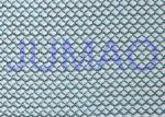 Architectural Metal Ring Curtain , Dark Blue Sun Rot Proof Ring Mesh Curtain