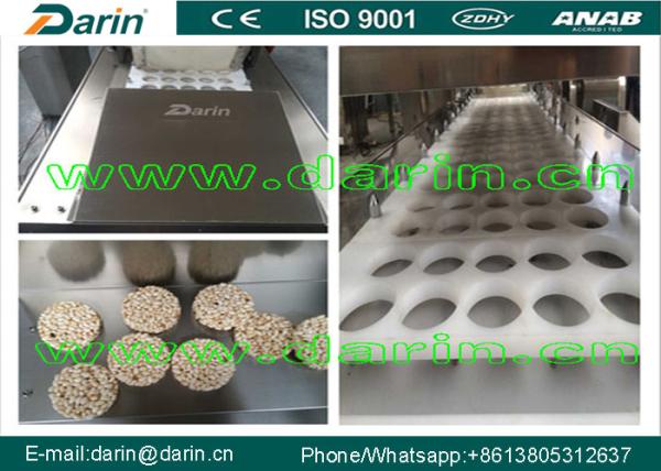 Swelled candy rice / peanut bar making machine , Continuous & automatic granola