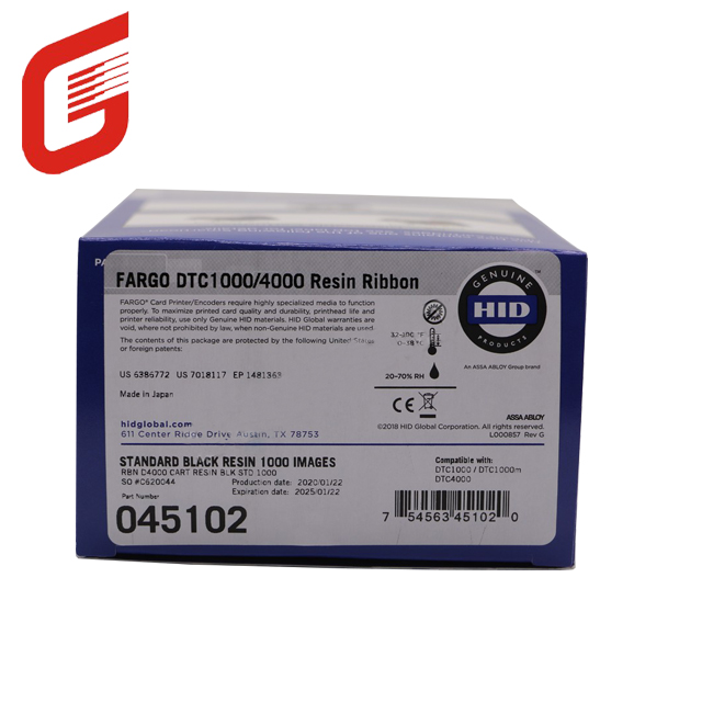 45102 1000 Images Standard Black Ribbon for DTC1000 DTC1250e Printers SHIPPING FEDEX