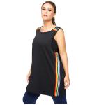 Long Style Women'S Plus Size Yoga Wear Plus Size Sleeveless Tops 180g